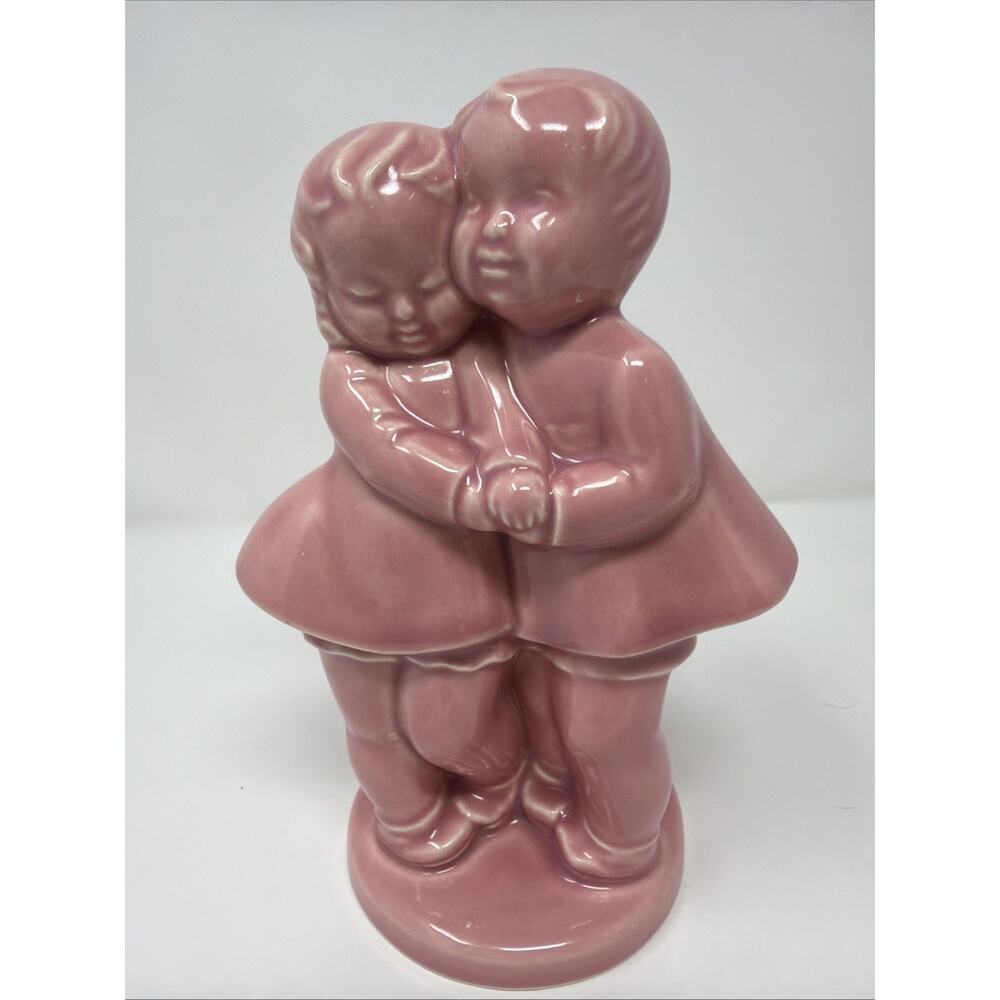 Cameron Clay Pink Ceramic Vase Charming Planter Boy/Girl Retro Vintage Kitsch